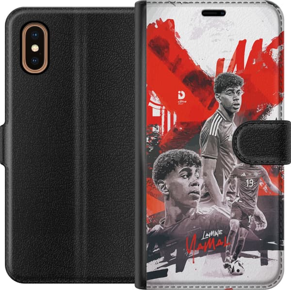 Kompatibel Tegnebogsetui til Apple iPhone XS Max Lamine Yamal