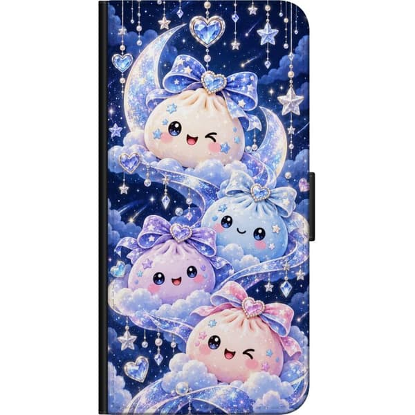 Kompatibelt Plånboksfodral till Samsung Galaxy A03s Stjärnvänner blå