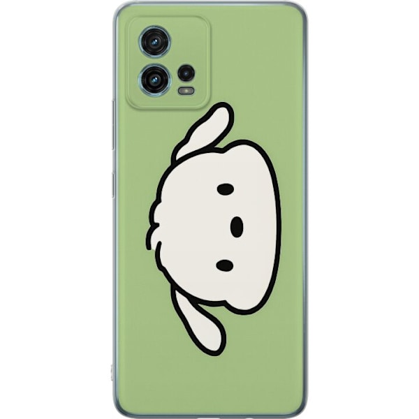 Motorola Moto G72 Genomskinligt Skal Snoopy Flip