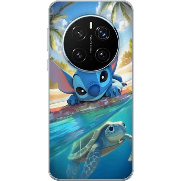 Honor Magic7 Pro Gjennomsiktig deksel Stitch med skilpadde - s