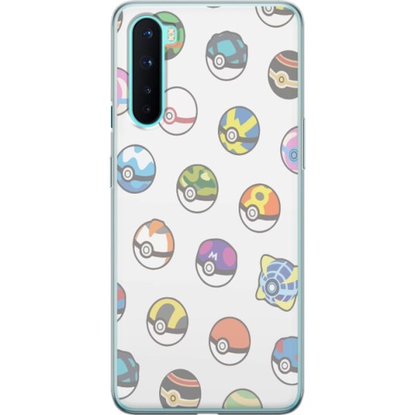 OnePlus Nord Gjennomsiktig deksel Pokemon