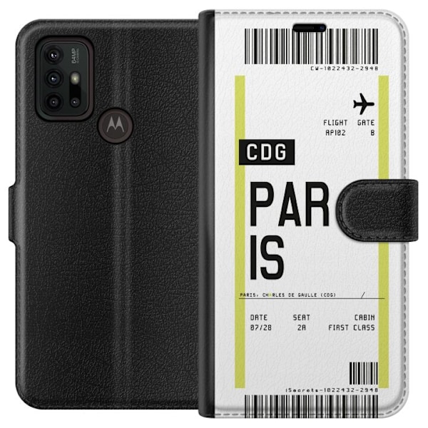 Motorola Moto G30 Tegnebogsetui Paris