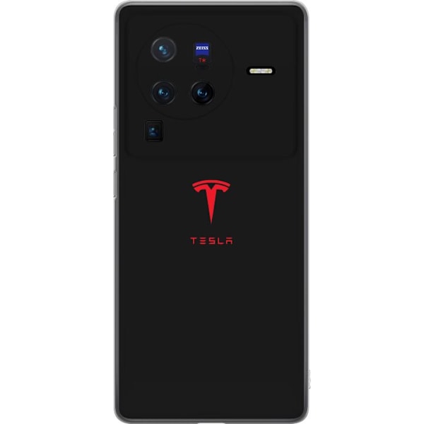 vivo X80 Pro Genomskinligt Skal Tesla