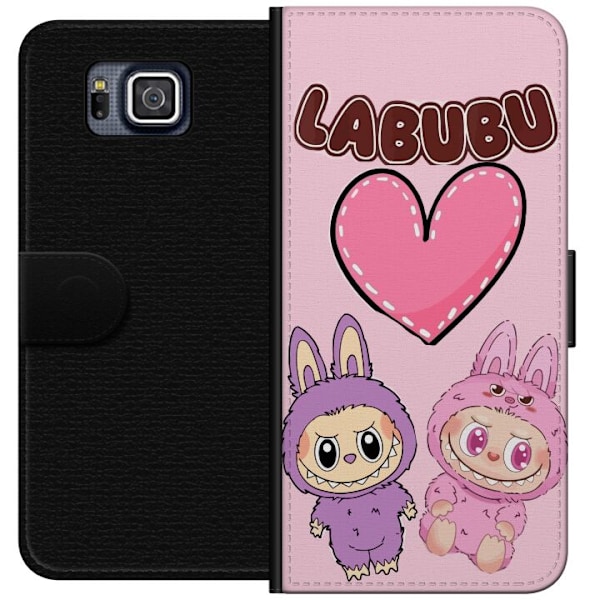 Samsung Galaxy Alpha Tegnebogsetui Labubu Pink Monster