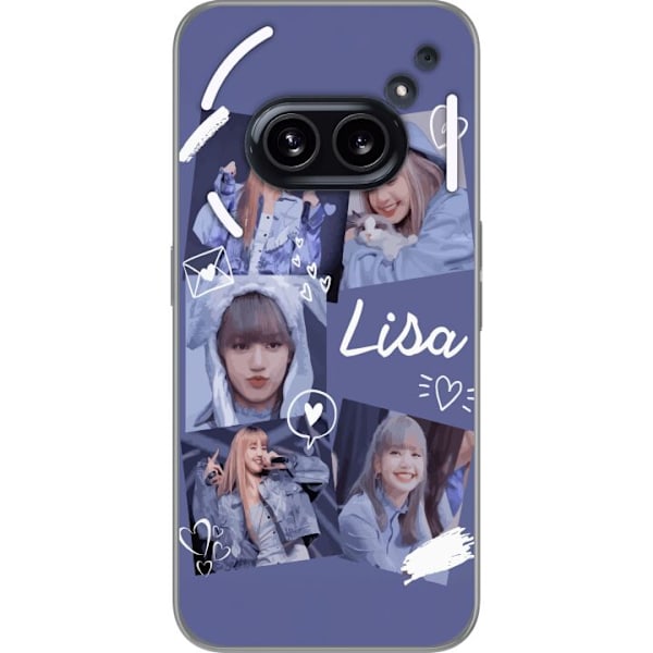 Nothing Phone (2a) Plus Läpinäkyvä kuori Lisa Blackpink – Aesthetic K-pop Queen