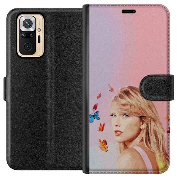 Xiaomi Redmi Note 10 Pro Plånboksfodral Taylor Swift Fjärill