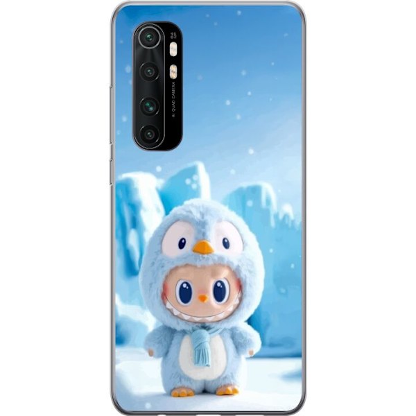 Xiaomi Mi Note 10 Lite Läpinäkyvä kuori musta ritari fortni