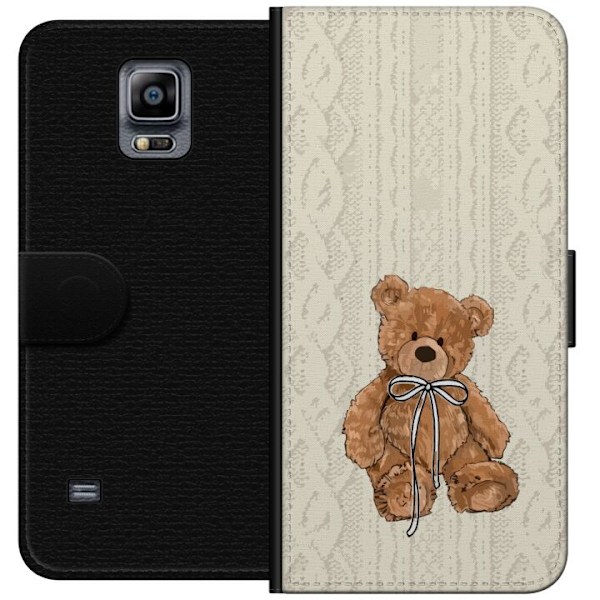 Samsung Galaxy Note 4 Lommeboketui Liten Bamse – klassisk bamse i enkel design