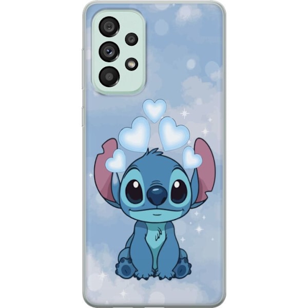 Samsung Galaxy A73 5G Läpinäkyvä kuori Stitch Hyppäävä I