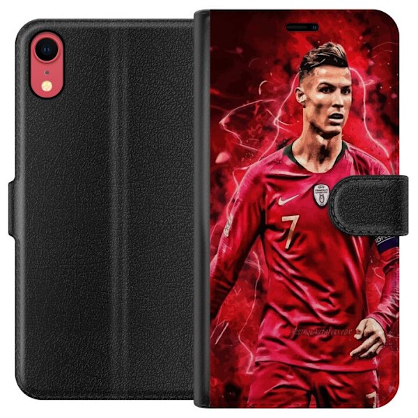 Apple iPhone XR Plånboksfodral Ronaldo Skills – CR7 Design