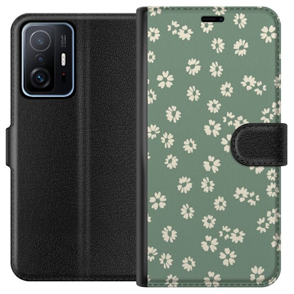 Xiaomi 11T Tegnebogsetui Blomsterdrøm - Farverigt Blomstermø