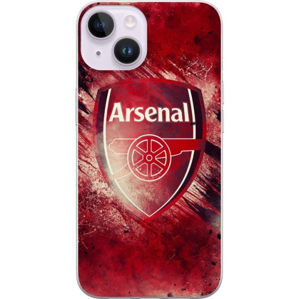 Apple iPhone 14 Gennemsigtig cover Arsenal