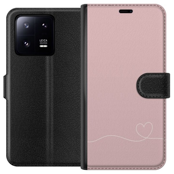 Xiaomi 13 Pro Lommeboketui Rosa Hjärna Design