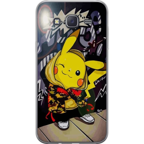 Samsung Galaxy J5 Läpinäkyvä kuori Pikachu