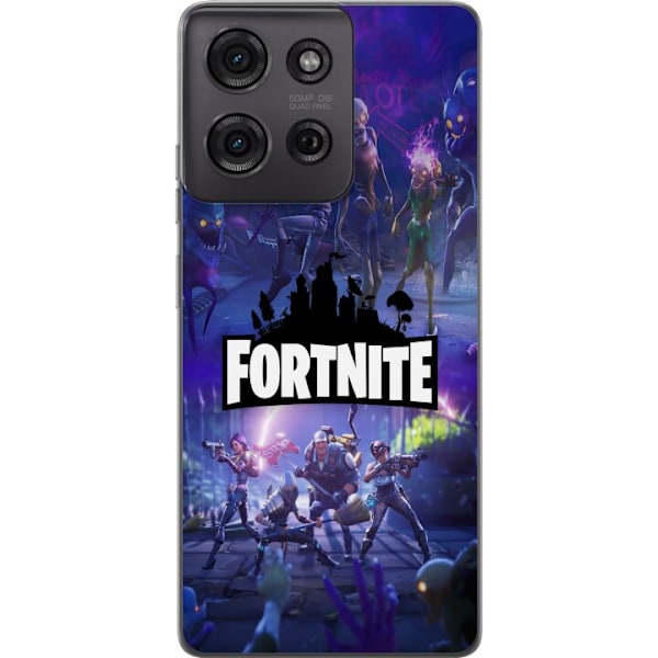 Motorola Moto G75 Gjennomsiktig deksel Fortnite Gaming