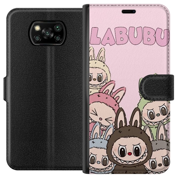 Xiaomi Poco X3 NFC Tegnebogsetui Labubu Classics