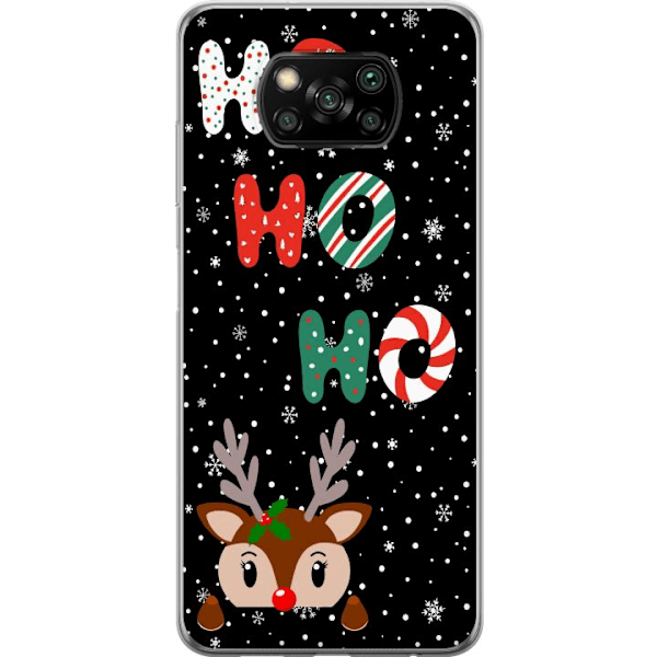 Xiaomi Poco X3 NFC Läpinäkyvä kuori HO HO HO