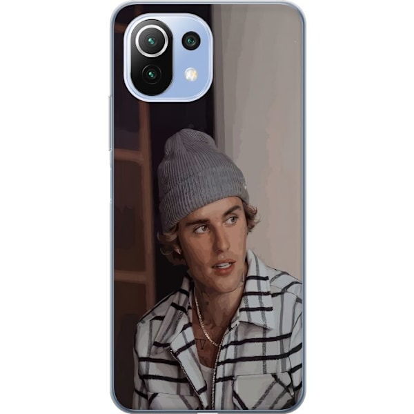 Xiaomi 11 Lite 5G NE Gennemsigtig cover Justin Bieber