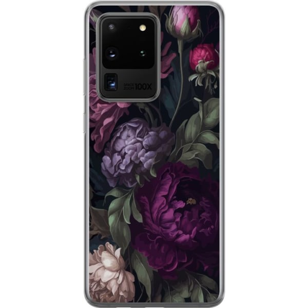Samsung Galaxy S20 Ultra Gennemsigtig cover Blomster