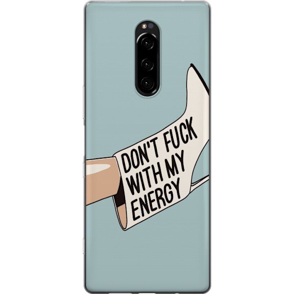 Sony Xperia 1 Gennemsigtig cover Energi Hæl