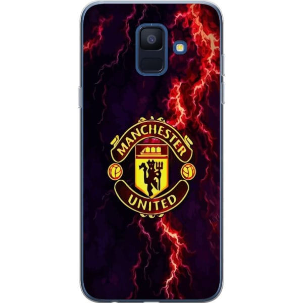 Samsung Galaxy A6 (2018) Gennemsigtig cover Manchester United