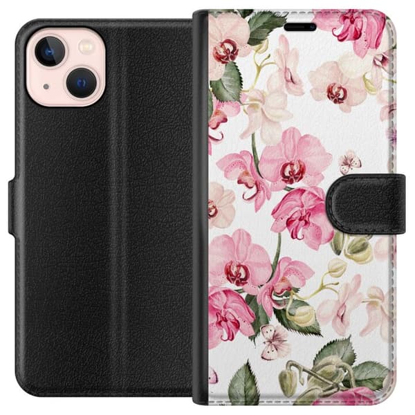 Kompatibelt Plånboksfodral till Apple iPhone 13 mini Blommor