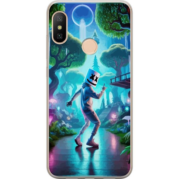 Xiaomi Redmi 6 Pro Gennemsigtig cover Fortnite