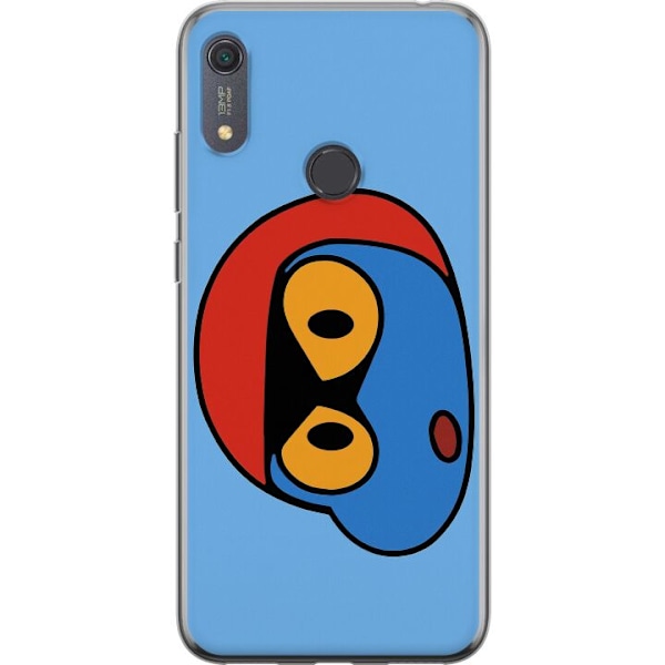 Huawei Y6s (2019) Gjennomsiktig deksel Bold Bot Head