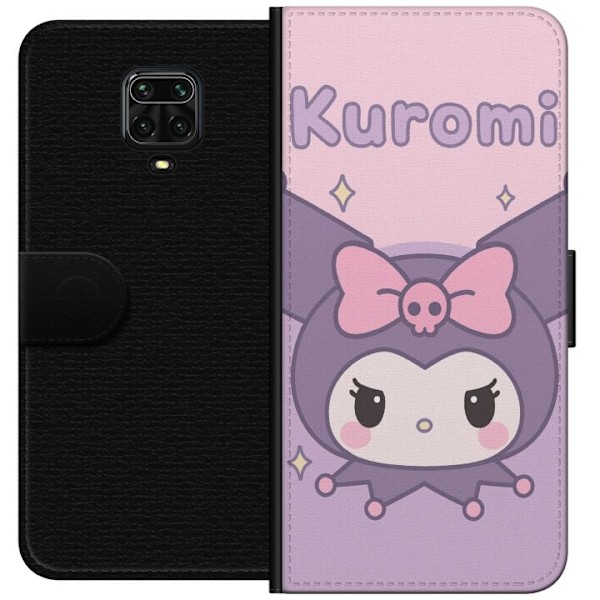 Xiaomi Redmi Note 9 Pro Tegnebogsetui Midnat Blomst