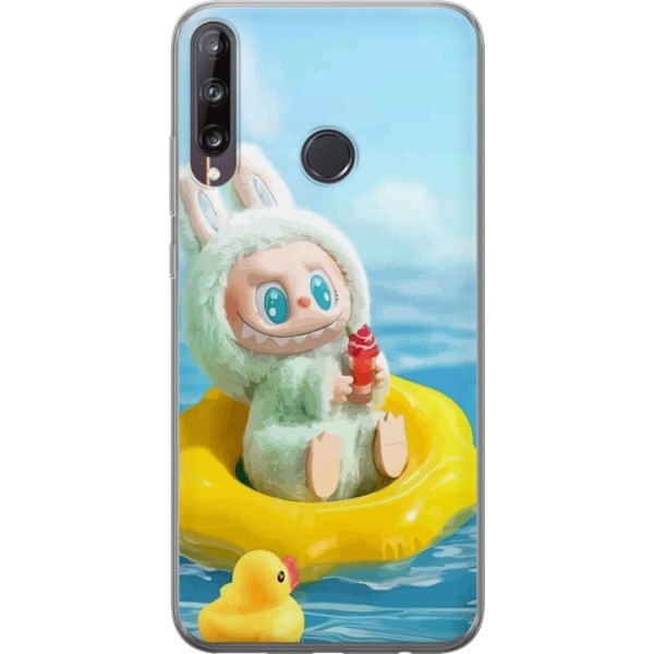 Huawei P40 lite E Läpinäkyvä kuori Labubu Stripe Attack - R