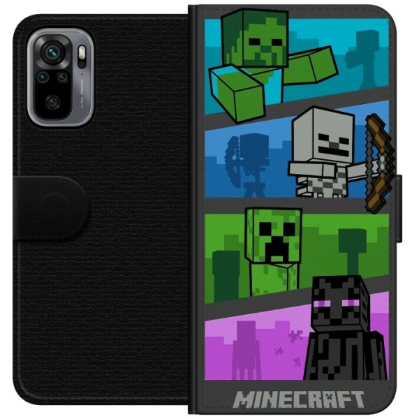 Xiaomi Redmi Note 10S Lompakkokotelo Minecraft