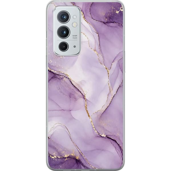 Kompatibelt Mobildeksel til OnePlus 9RT 5G Syrinlilla gullflyt lila