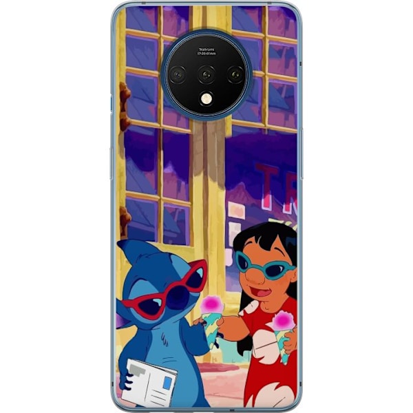 OnePlus 7T Gennemsigtig cover lilo og stitch 2025