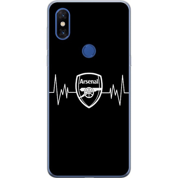 Xiaomi Mi Mix 3 Gennemsigtig cover Arsenal