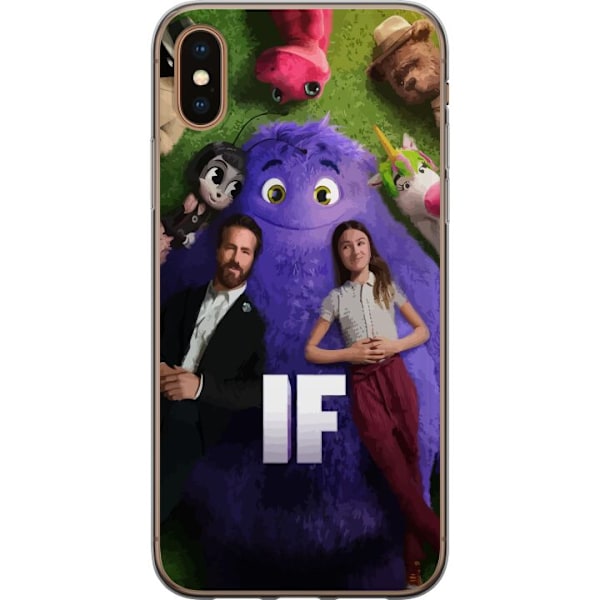 Apple iPhone XS Max Läpinäkyvä kuori IF: Låtsaskompisar