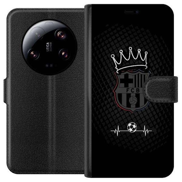 Xiaomi 13 Ultra Lompakkokotelo FC Barcelona Emblem Jalkapalloaihe Sininen Punainen Seuramerkki Katalonia La Liga Fanit Suosittu Ikoninen