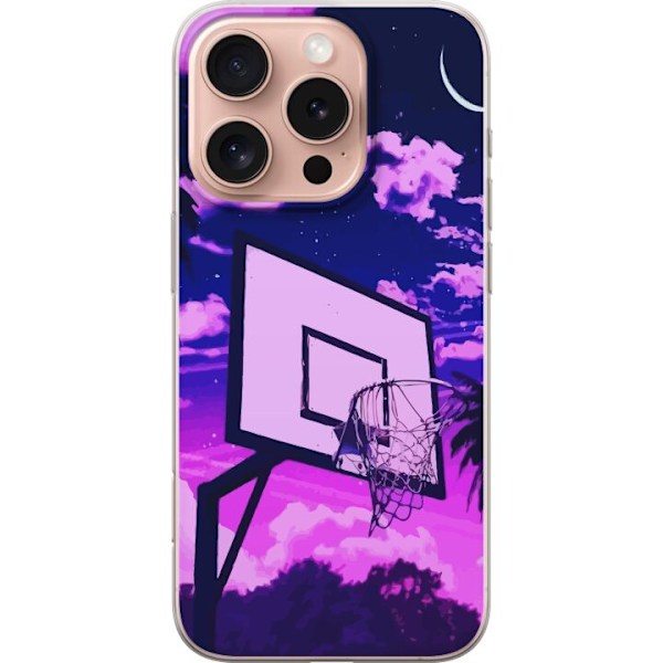 Apple iPhone 16 Pro Gennemsigtig cover Basketbold