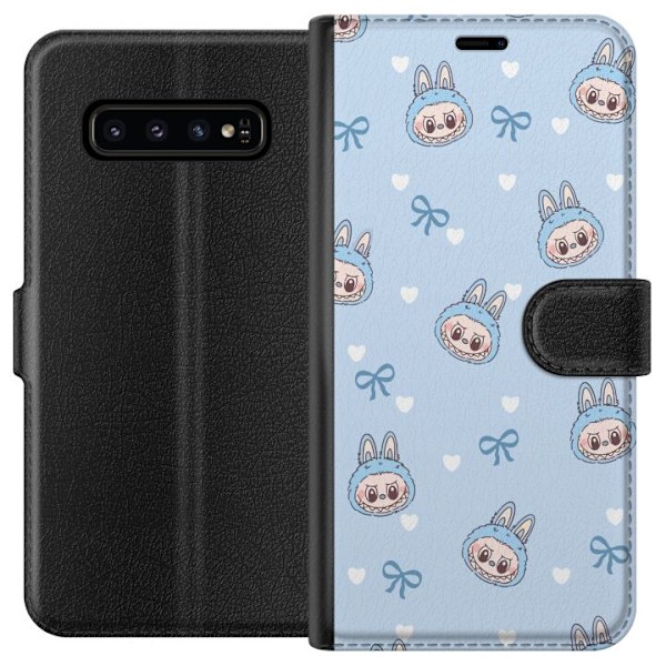 Samsung Galaxy S10 Tegnebogsetui Labubu Ildånd