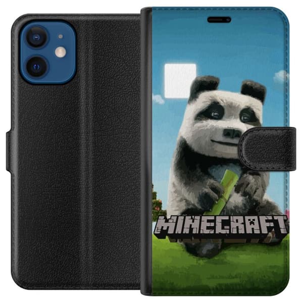 Kompatibel Tegnebogsetui til Apple iPhone 12 A Minecraft Movie