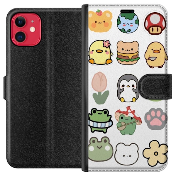 Apple iPhone 11 Lommeboketui Kawaii Friends