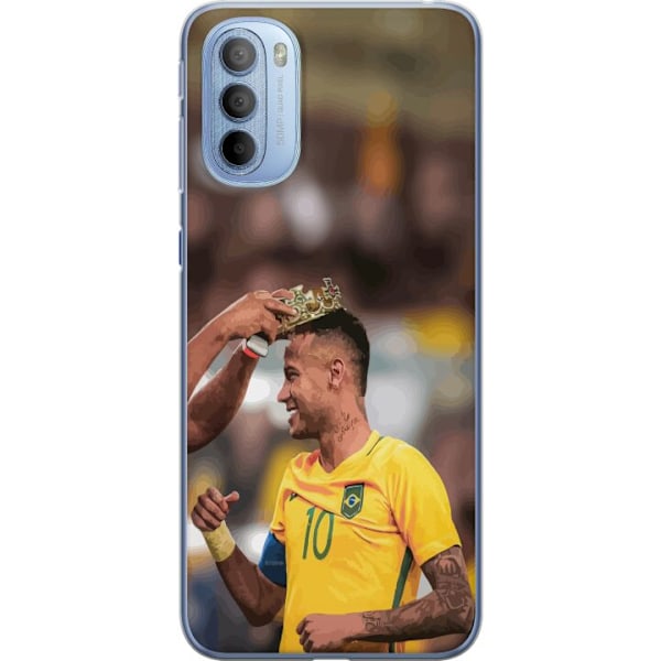 Motorola Moto G31 Läpinäkyvä kuori Neymar