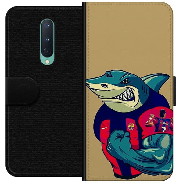 Kompatibelt Plånboksfodral till OnePlus 8 Haj med Ferran Torres blå