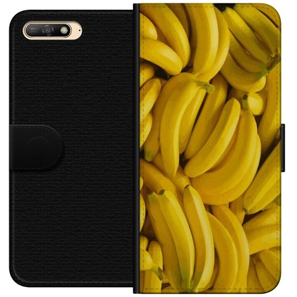 Huawei Y6 (2018) Plånboksfodral Banana Pattern – lekfullt m