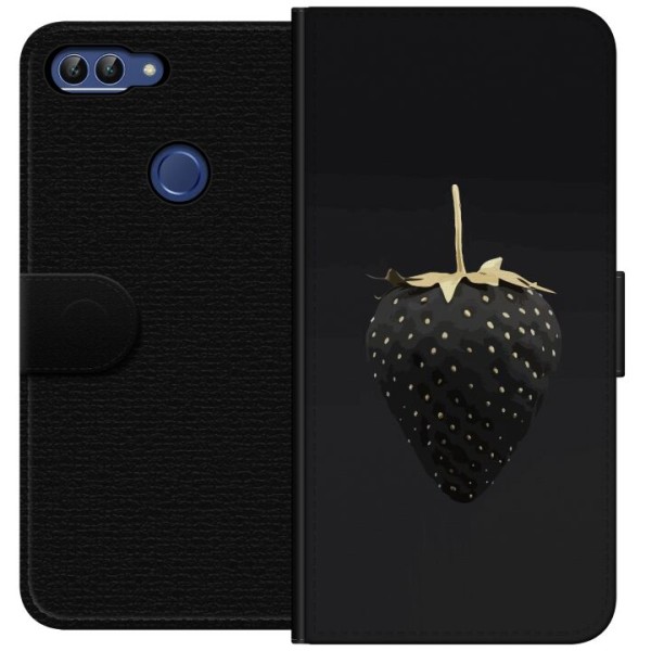 Huawei P smart Tegnebogsetui Luksus Jordbær
