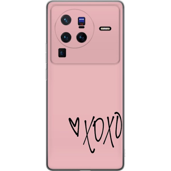 vivo X80 Pro Läpinäkyvä kuori XOXOXO