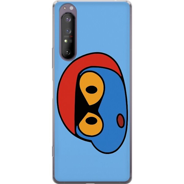 Sony Xperia 1 II Gjennomsiktig deksel Bold Bot Head