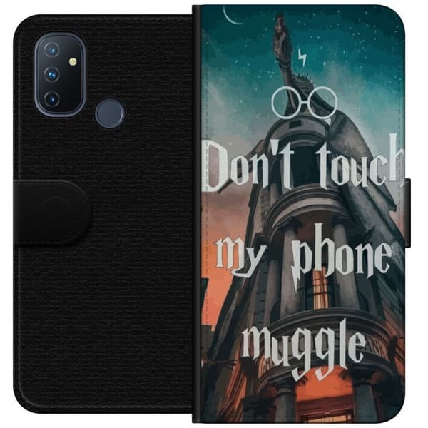 Kompatibelt Plånboksfodral till OnePlus Nord N100 Harry Potter Text Rör ej