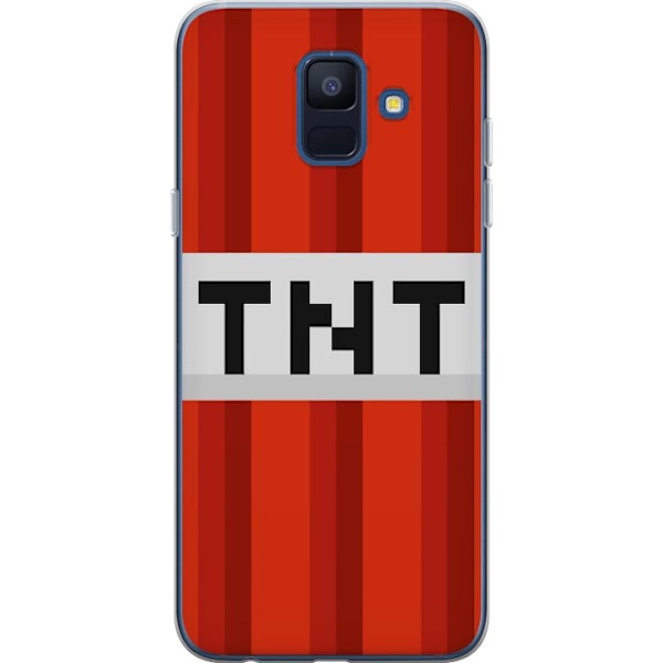 Samsung Galaxy A6 (2018) Genomskinligt Skal Minecraft TNT