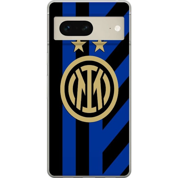 Google Pixel 7 Genomskinligt Skal Inter Milan