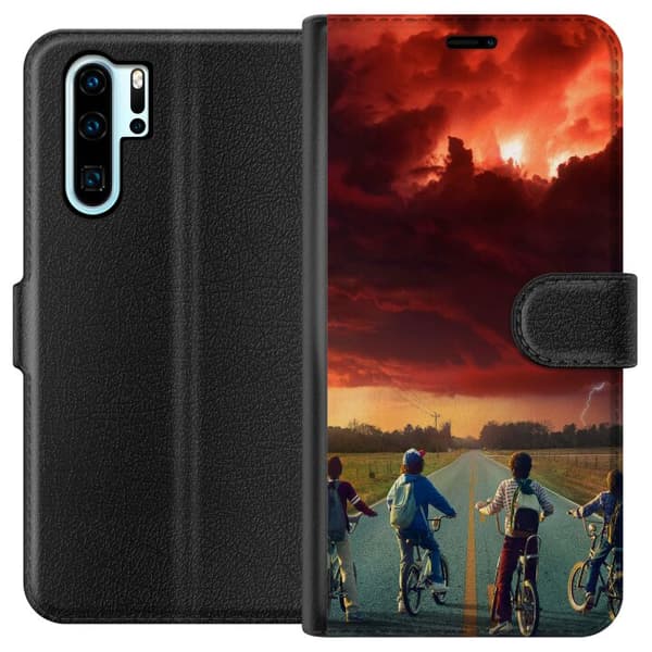 Kompatibelt Lommeboketui til Huawei P30 Pro Stranger Things